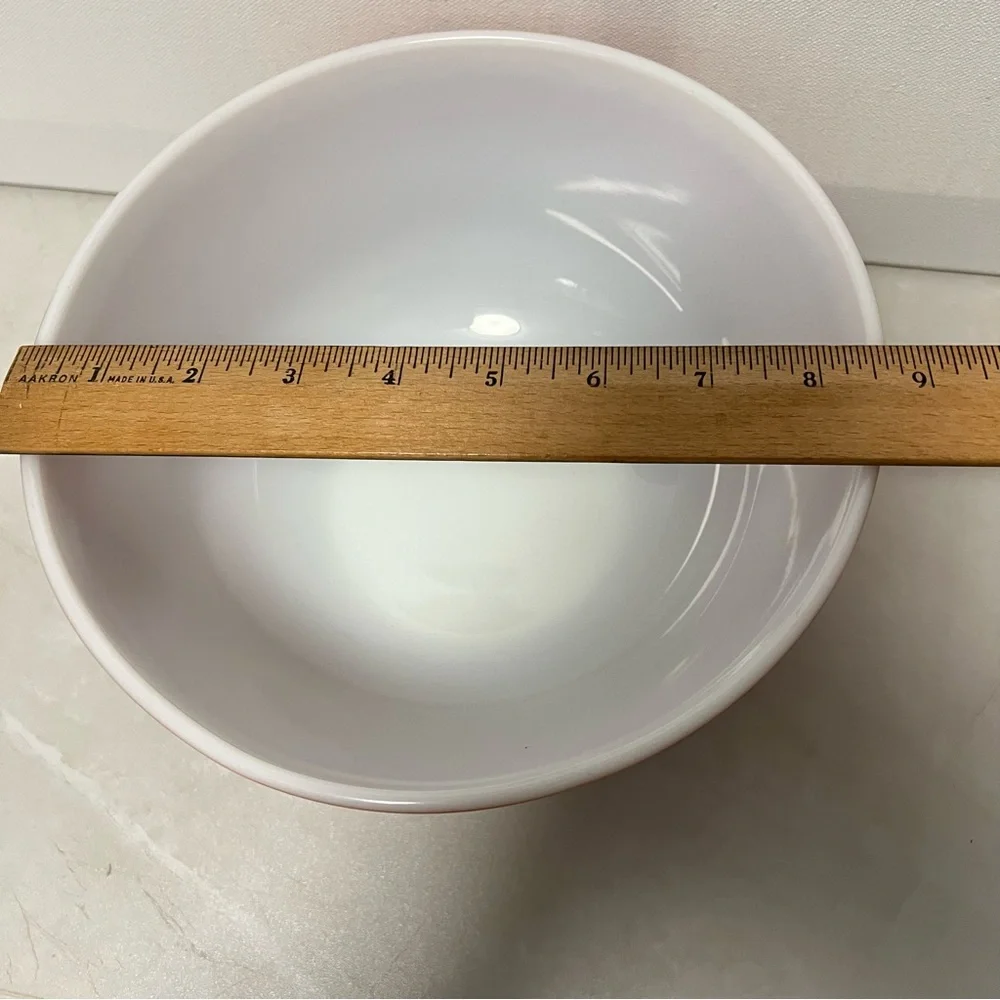 PYREX 403 Autumn Harvest Mixing Bowl Vintage 80’s Orange Wheat Collectible